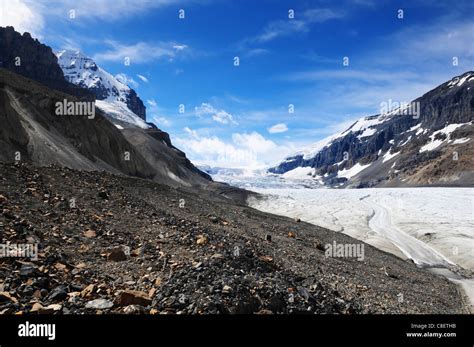 Athabasca Glacier Columbia Icefields Canada Stock Photo Alamy