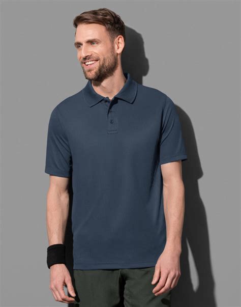 Stedman Active Polo Men Decorabel Blanco Textiel