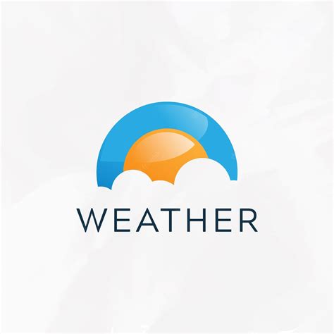 Premium Vector Weather Cloud Sun Rain And Lightning Logo Design Symbol Icon Template