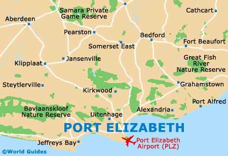 Port Elizabeth Maps And Orientation Port Elizabeth Eastern Cape