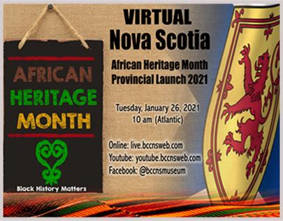 African Heritage Month Black Cultural Centre For Nova Scotia