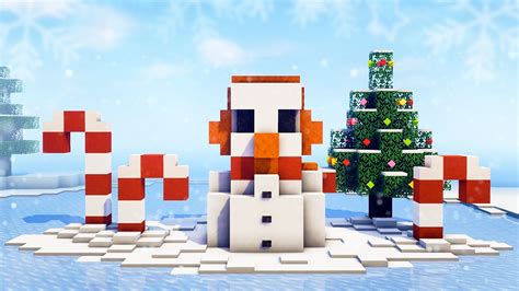 Minecraft Christmas Snowman Minecraft Christmas Minecraft Crafts Minecraft Decorations