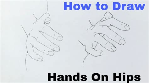 How To Draw Hand On Hips Poses Easy Step By Step YouTube