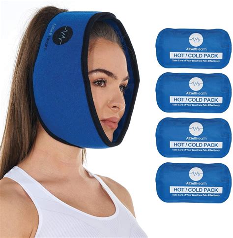 Amazon Face Ice Pack For Wisdom Teeth Jaw Head And Chin Reusable Hot Or Cold Gel Packs