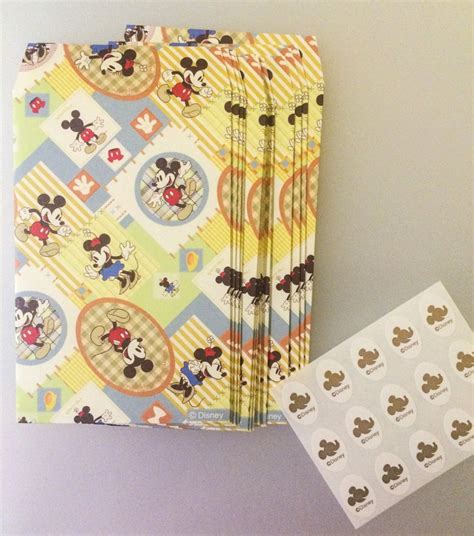 Mini Disney Envelopes Mickey Mouse Patchwork Mini