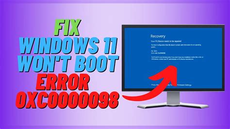 Fix File Bcd Error Xc In Windows Off