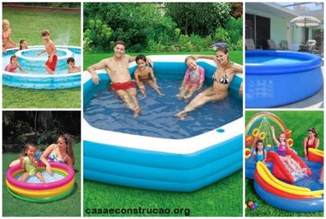 Tudo Sobre Piscina Inflável Modelos Preços Dicas de Como Escolher