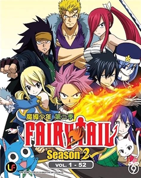 Amazon Fairy Tail Season 2 Vol 1 52 Box 1 3 Disc 52 Episodes