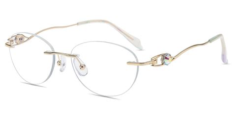 Women S Rimless Titanium Eyeglasses