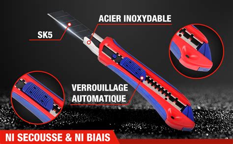 Workpro Lot De Cutters Professionnels Couteau Utilitaire R Tractable