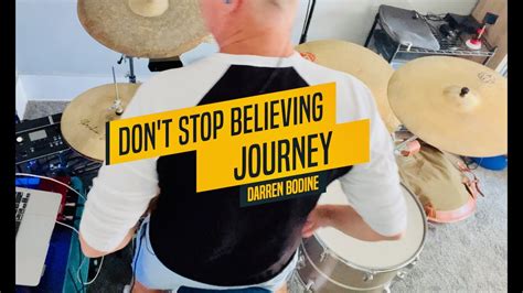 Journey Dont Stop Believing Drum Cover Youtube