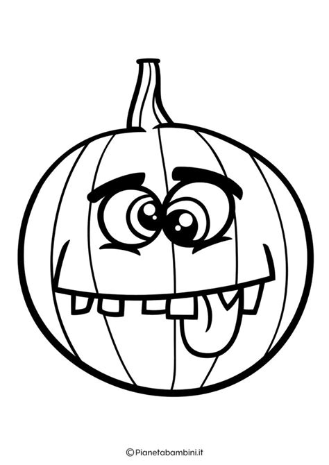 Disegni Di Zucche Di Halloween Da Colorare Zucca Halloween