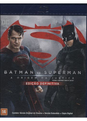 Sebo Do Messias Dvd Blu Ray Batman Vs Superman A Origem Da