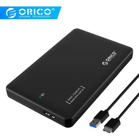 Orico 2599us3 Hdd Case 25 Sata To Usb 30 Tool Free Support 2tb Black