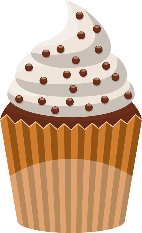 Orange Cupcake Clipart Pictures