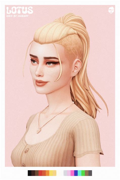 Sims 4 Maxis Match Undercut Hair Cc Guys Girls Artofit