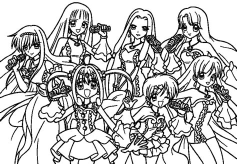 Desenhos de Mermaid melody Para Colorir e Imprimir Pintar Grátis Online