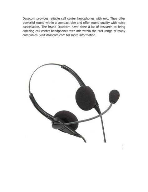 Ppt Call Center Headphones With Mic Dasscom Powerpoint Presentation Id11101256