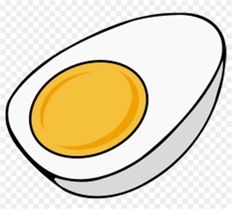 Yolk Clip Art Hard Boiled Egg Clipart Free Transparent Png Clipart