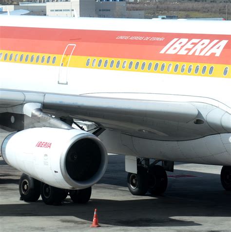 Iberia Airbus A340 313 EC GUQ Engine Titles Mark McWalter Flickr