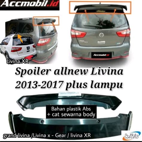 Jual Spoiler Nissan Livina All New 2013 2017 Grand Livina Livina XR