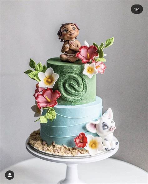 Baby moana cake – Artofit