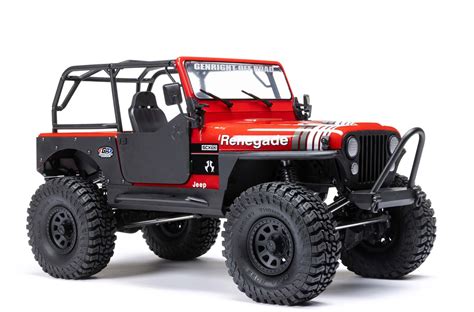 Axial Scx Iii Jeep Cj Wd Brushed Rtr Red Axial T