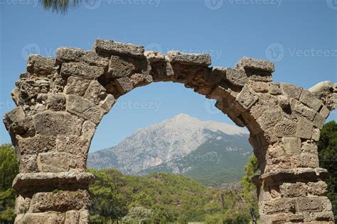 Phaselis Ancient City In Kemer Antalya Turkiye 13847836 Stock Photo