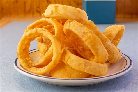 Homemade Onion Rings Menu Blue Bay Seafood Seafood Restaurant In