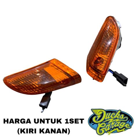 Lampu Sein Sen Depan Honda Supra X 100 Lama Kuning Lazada Indonesia