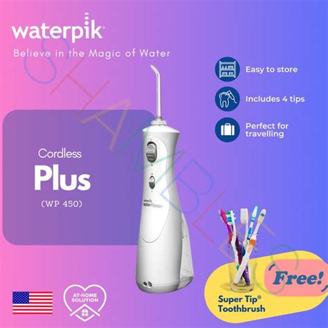 Jual Water Pik Cordless Water Flosser Wp450 Scaling Orthodontics Karang Shopee Indonesia