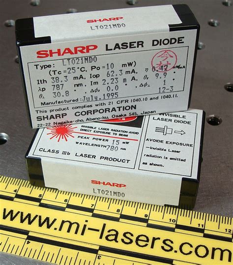 Mw Nm Laser Diode Sharp Lt Md Meredith Instruments