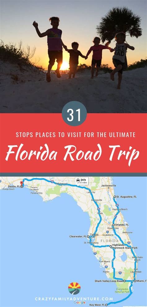 Florida Road Trip: 31 Amazing Places You Won't Want To Miss | Travel destinations beach, Road ...