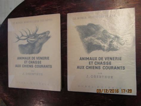 Animaux De V Nerie Et Chasse Aux Chiens Courants By Oberthur J