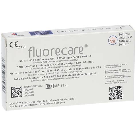 Fluorecare SARS CoV 2 Influenza A B RSV Antigen Combo Test Kit 1