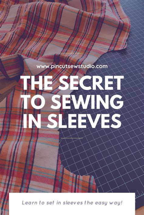 The Easy Way To Sew Sleeves Pin Cut Sew Studio Sewing Sleeves