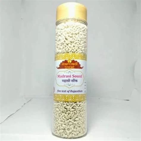 Sweet White Madrasi Saunf Mouth Freshener Packaging Type Bottle