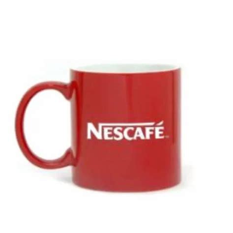 Red Ceramic Nescafe Coffee Mug 250ml At 80 Piece In Gurugram ID