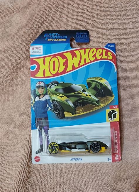 Hot Wheels HW Daredevils 1 5 Hyperfin 1 64 Fast And Furious Spy Racers Green EBay