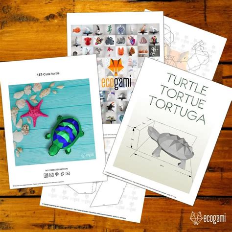 Turtle Papercraft Template Papercraft Templates Paper Crafts Cute