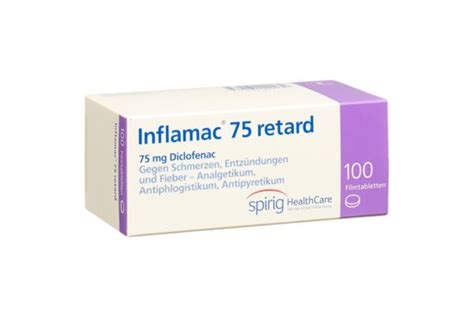 Inflamac Retard Ret Filmtabl 75 Mg 100 Stk Mit Rezept Online Bestellen