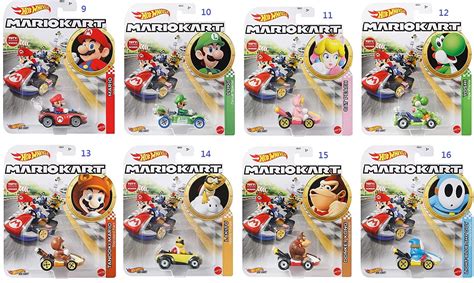 現貨全新 2021新款 Hot Wheels 風火輪 瑪利歐賽車 馬力歐 大集合 Mario Kart 路易吉 碧姬公主 庫巴 耀西 嘿呵 Yahoo奇摩拍賣