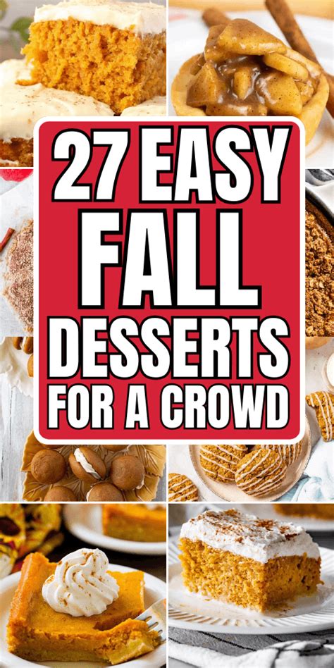 27 Easy Fall Desserts For A Crowd