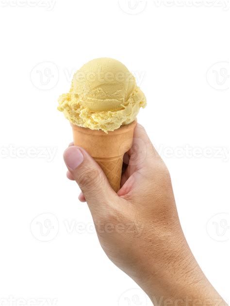 A Man Hand Holding Ice Cream Transparent Background 24852105 PNG