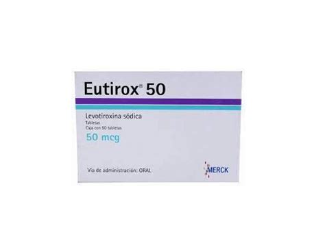 Eutirox 50 Mcg X 50 Comprimidos Farmauno Cl