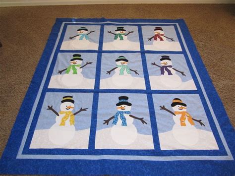 Pin By Heather On Quilt Project Snowman Quilt Christmas Quilts Quilts