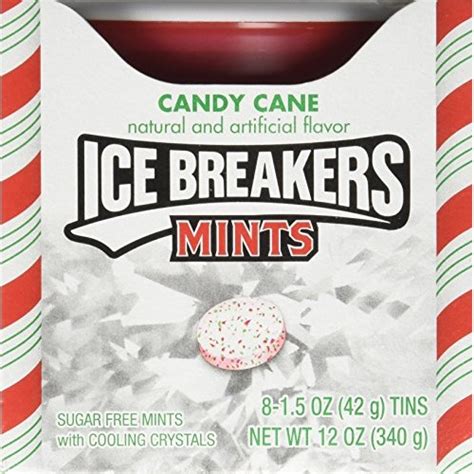 Ice Breakers Holiday Mints Candy Cane Flavor Sugar Free