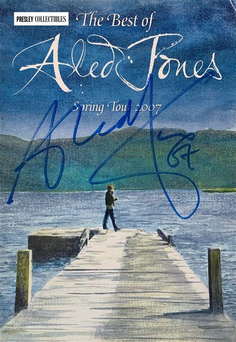 Aled Jones Autograph Available To Own Presley Collectibles