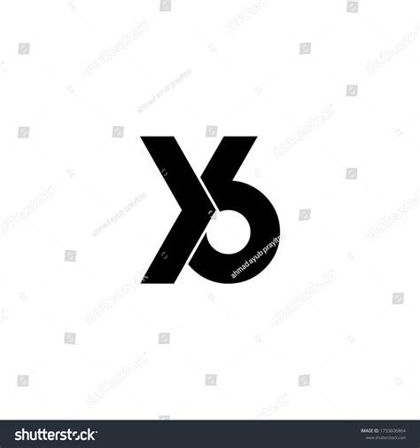 Y6 Letter Original Monogram Logo Design Stock Vector Royalty Free