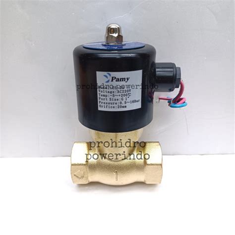 Jual Solenoid Valve Kuningan Drat Inch For Steam Selenoid